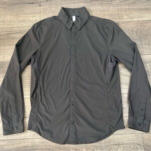 lululemon athletica Charcoal Dress Shirt